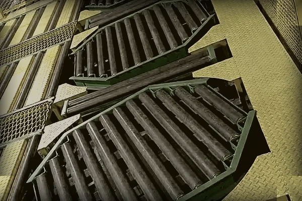 Transportadores de rodillos por gravedad uso pesado Cal.10 — Conveyors.mx Monterrey