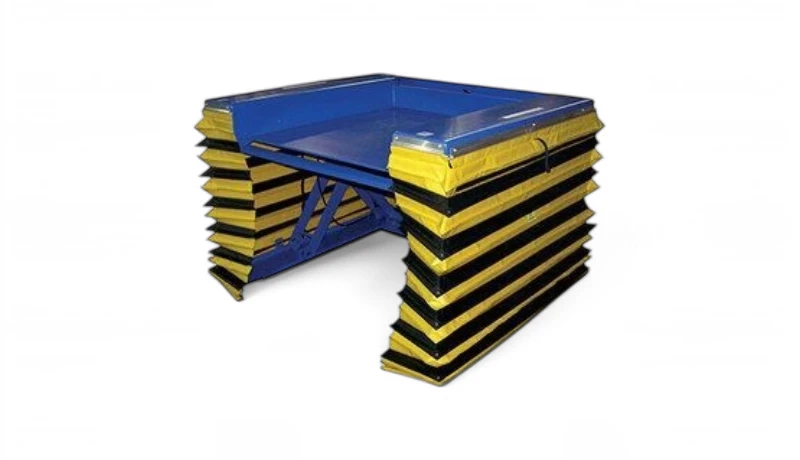Skirt Accordion faldón de seguridad tipo acordeón para mesa elevadora industrial — ConveyorsMX Store México